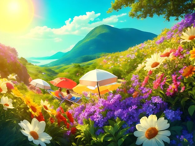 Summertime  Scenery wallpaper, Anime scenery wallpaper, Wallpaper