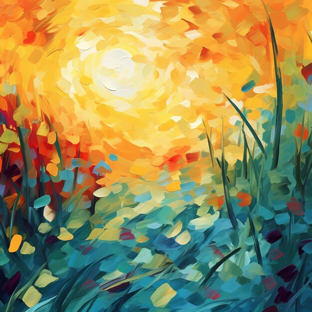 summer time mood abstract background