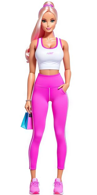 Photo summer trendy outfit for barbie doll fashionable shopping spree