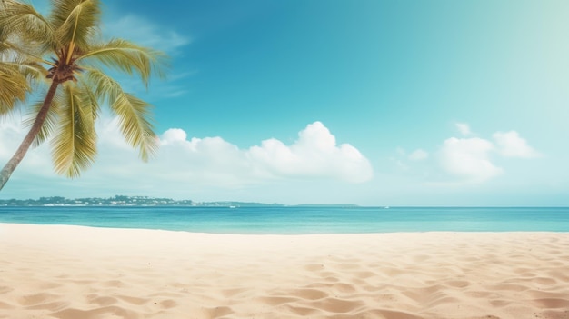 Summer Tropical Background Seascape in summer