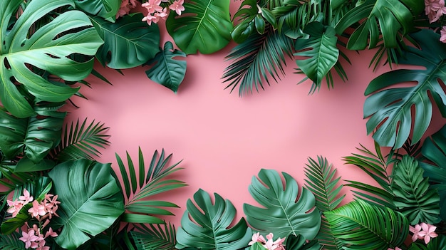 Photo summer tropical pattern