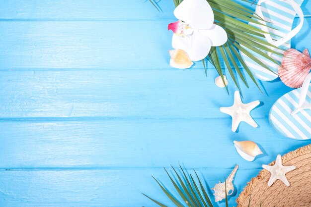 Summer vacation holiday background