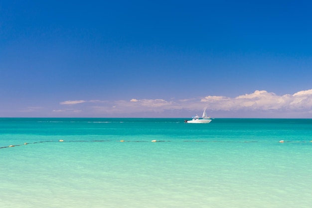 Summer vacation yachting in blue water summer vacation yachting at seascape