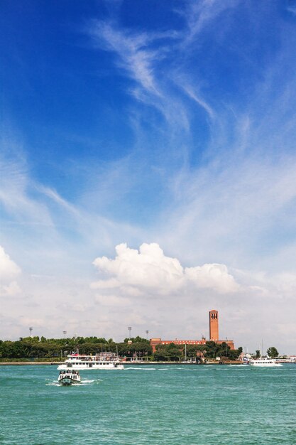 Summer venetian seaview