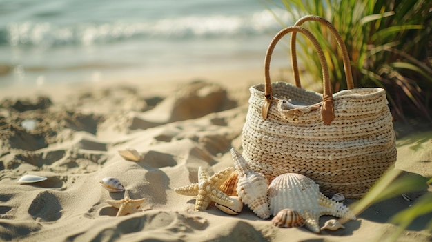 Summer vibes beach bag