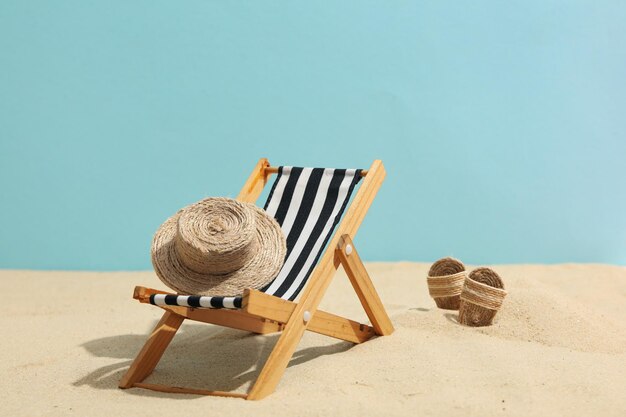 夏の雰囲気の休暇と夏のリラックス