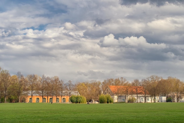 Summer view of the park Ingolstadt