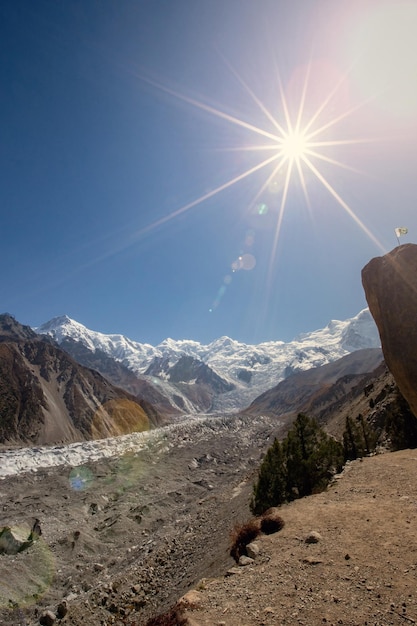 Summit of Nanga Parbat mountain, base camp trek, Pakistan