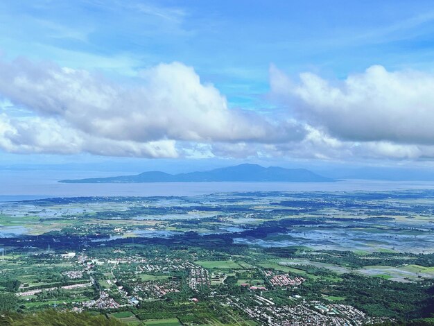 Foto vista della vetta