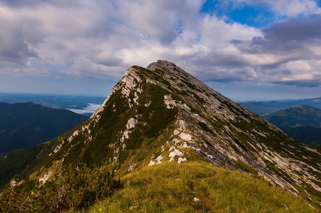 On the summit of Vogel mountain