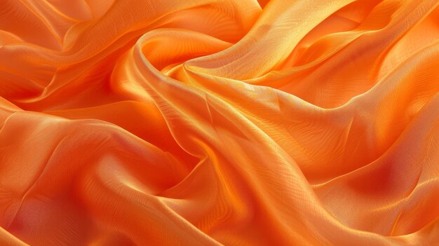 Sumptuous golden satin with ripples creating an impression of fluid motion and warmth