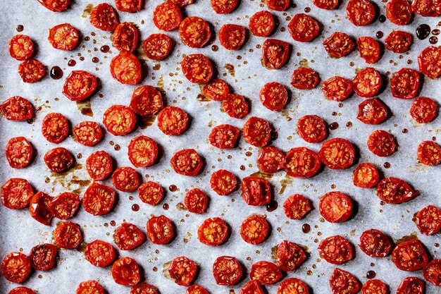 Photo sun-dried cherry tomatoes