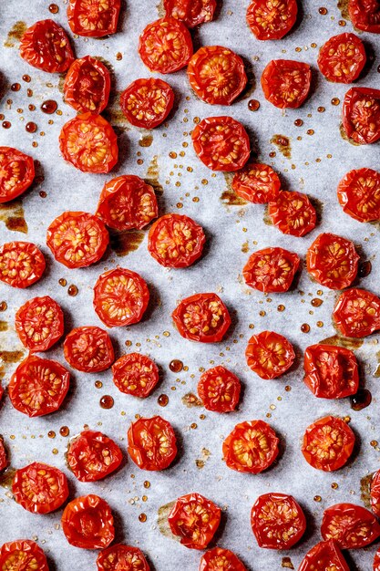 Photo sun-dried cherry tomatoes