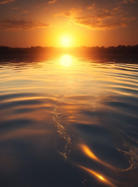 Капля солнца в воде