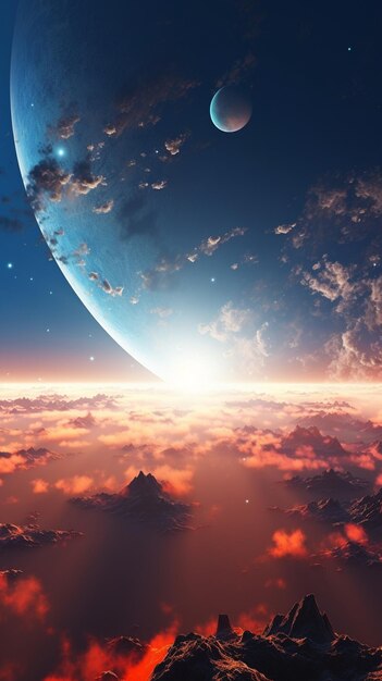 The sun and the earth wallpapers