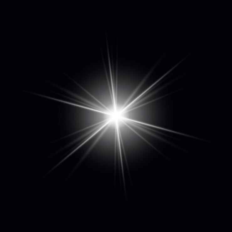 Photo sun flare light special lens flare light effect