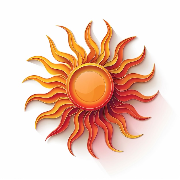 sun icon vector