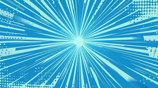 Photo the sun is shining on a blue backgroundspeed lines background fiber optic lines abstract texture b