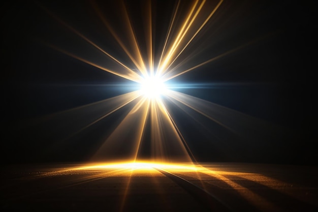 Sun Light Overlay Sun rays overlay Sun rays light isolated on black background for overlay design transparent sunlight special lens flash light effect front sun lens flash light of radiance