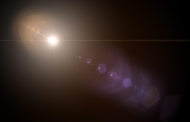 太陽光オーバーレイ 黒い背景に隔離された太陽光 オーバーレイ デザイン 透明な太陽光 特殊なレンズ 光効果 抽象的なレンズ フレア 光 黒いバックグラウンド