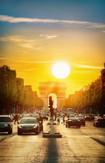 Sun over Paris