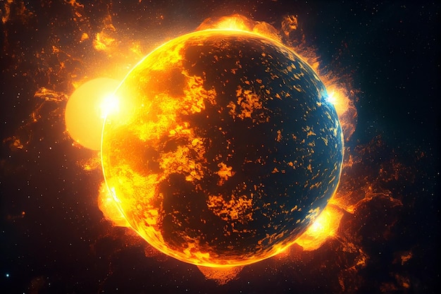 Sun planet in the solar systemgenerative ai