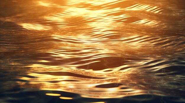 Sun's reflection in the water at dawn