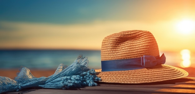 Sun shades towels sun hat and a towel