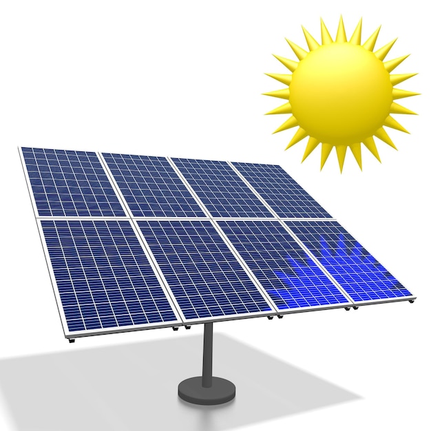 太陽の太陽エネルギーの概念