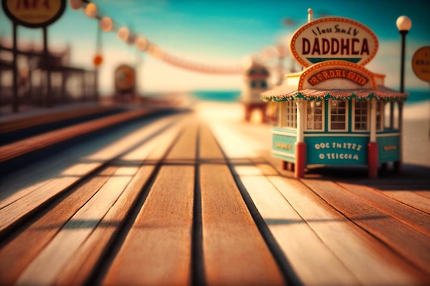 Sunbleached boardwalks creak underfoot as the scent of saltwater taffy and fried dough wafts through the carnival air