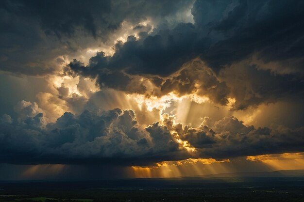 嵐 の 雲 を 破る 太陽 の 噴火