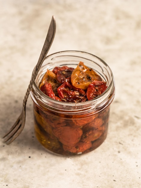 Sundried tomatoes appetizer Italian cuisine