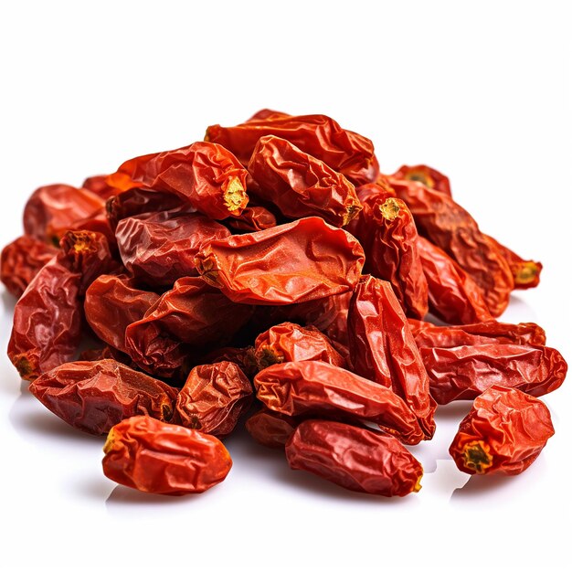 SunDried Tomatoes on Clean White Background