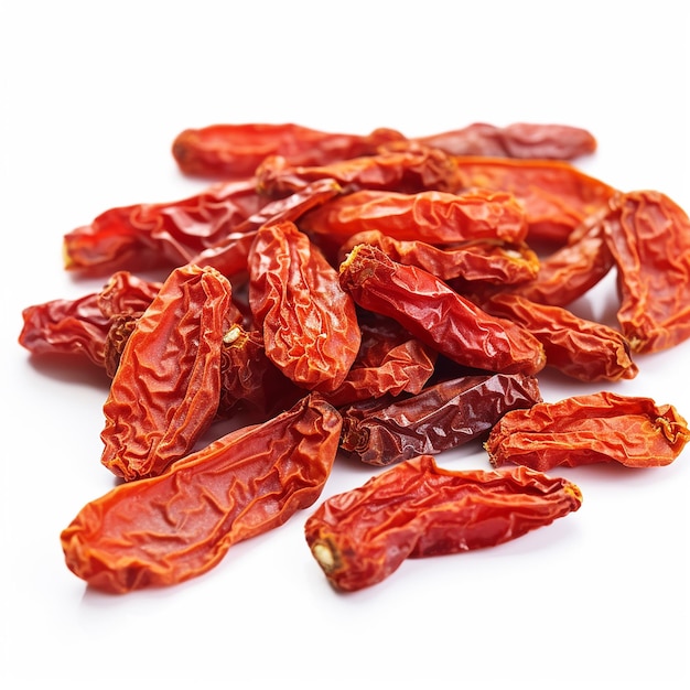 SunDried Tomatoes on Clean White Background