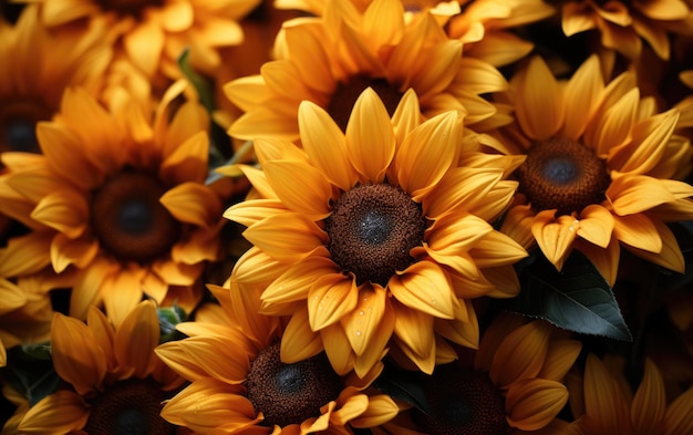 sunflower background wallpaper
