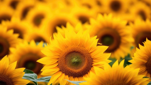 Sunflower banner free photo hd background