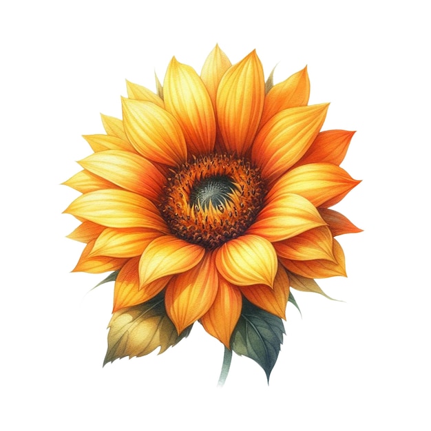 Sunflower Bliss Watercolor Clipart