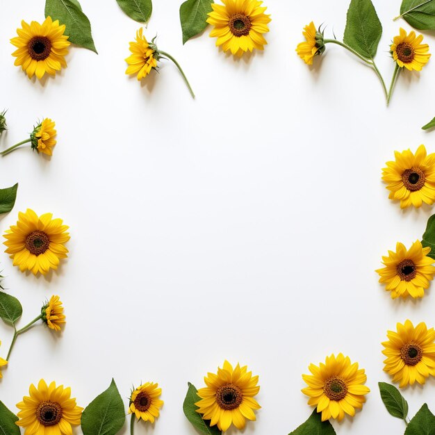 Sunflower border to add a touch of cheer