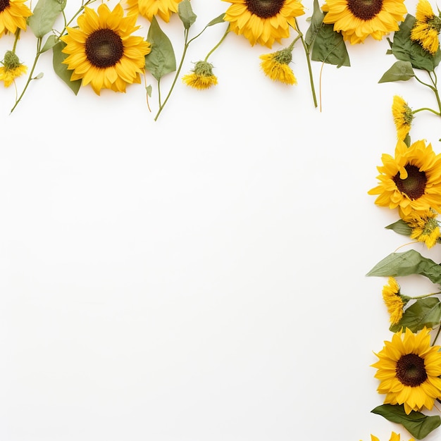 Sunflower border to brighten up your day