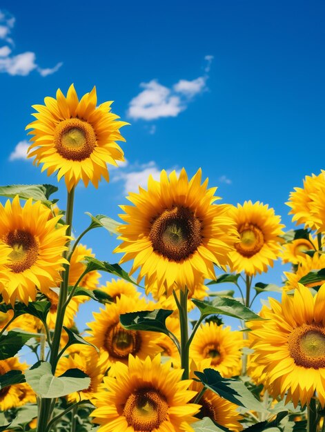 Sunflower border