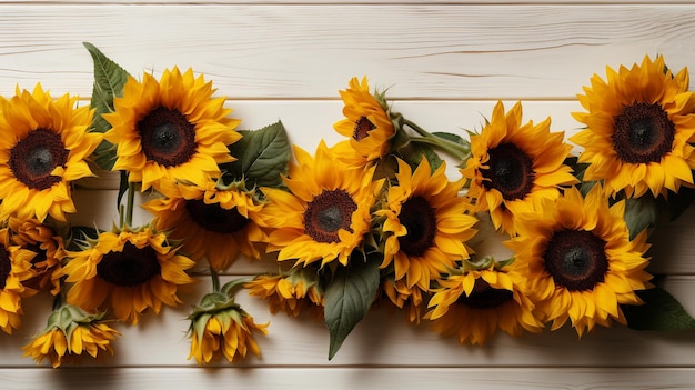 sunflower border