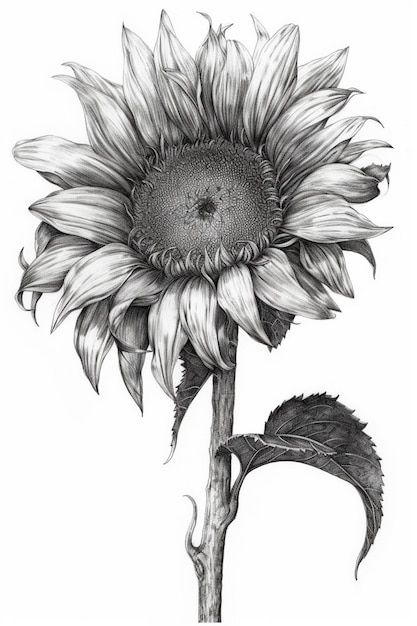 A sunflower by person.