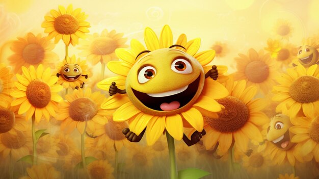 sunflower character