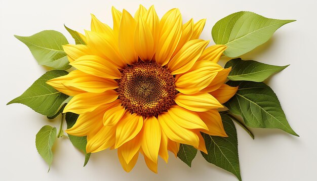 Sunflower Elevation Side View in Studio Light