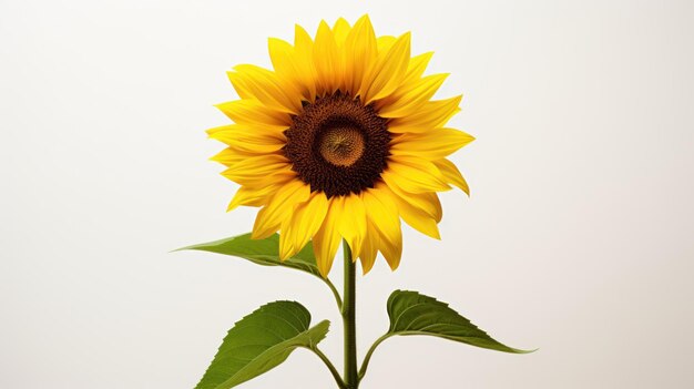 Photo sunflower isolated on white background