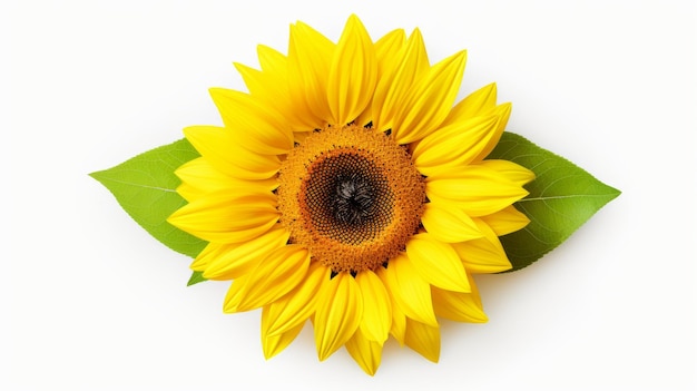 Sunflower Isolation on white background