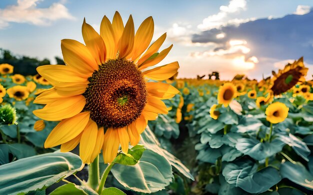 太陽の花の写真