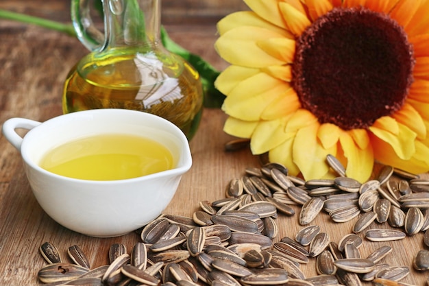 Sunflower seed and oils