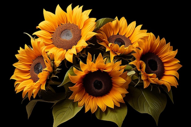 Sunflower Splendor Natures Masterpiece