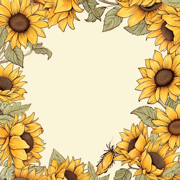 Sunflower vector art